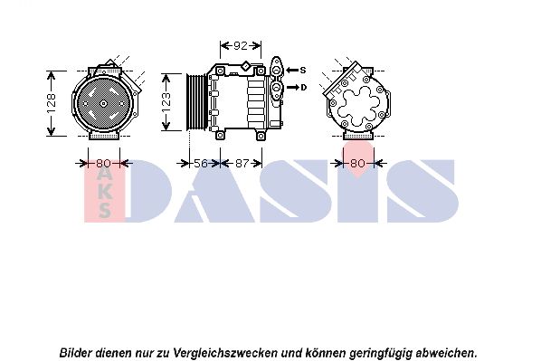 AKS DASIS Kompressor,kliimaseade 851430N